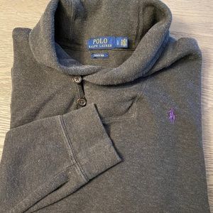 Polo Cowl Neck Sweater